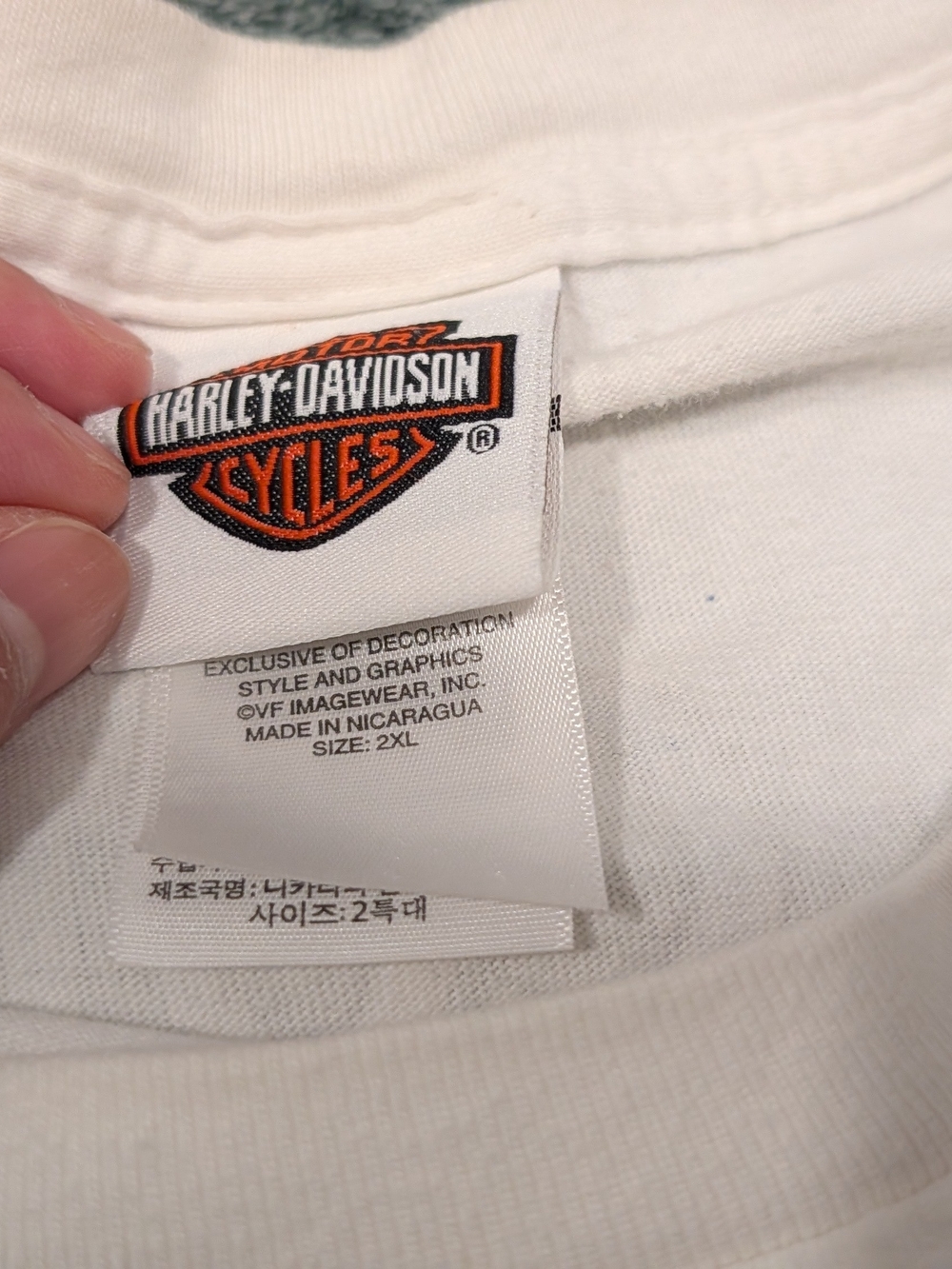 Harley-Davidson Four Corners Farmington NM Pocket Tee Shirt 2XL White - Picture 5 of 9